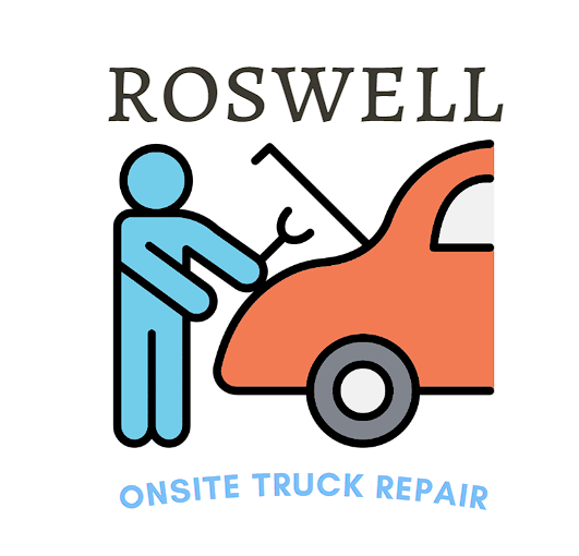 this image shows roswell onsite truck repair logo